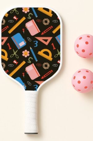 Best Teacher Ever Teacher Appreciation Pickleball Paddle