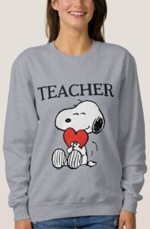 Peanuts | Snoopy Heart Hug Teacher Sweatshirt