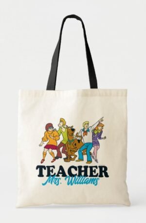 Personalized | Scooby-Doo Happy Face Teacher Tote Bag