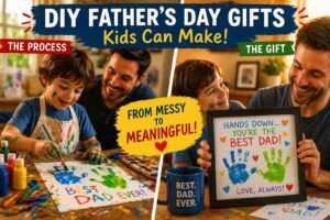 DIY Fathers day gifts from Kids featured image