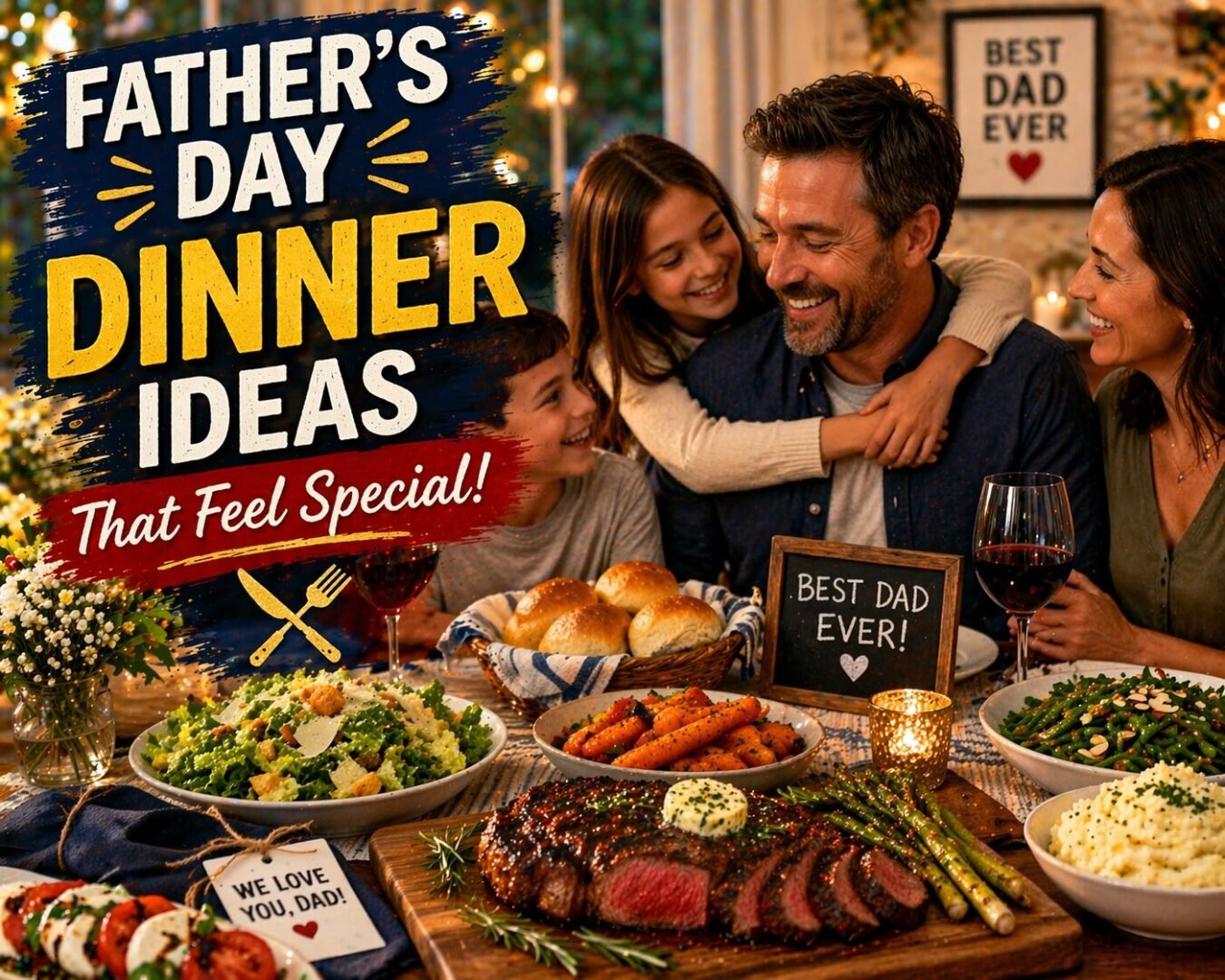 Dinner Ideas for Fathers day featured image
