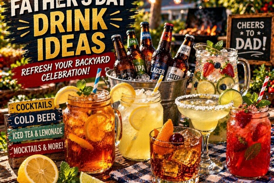 Drink Ideas for Fathers day featured image