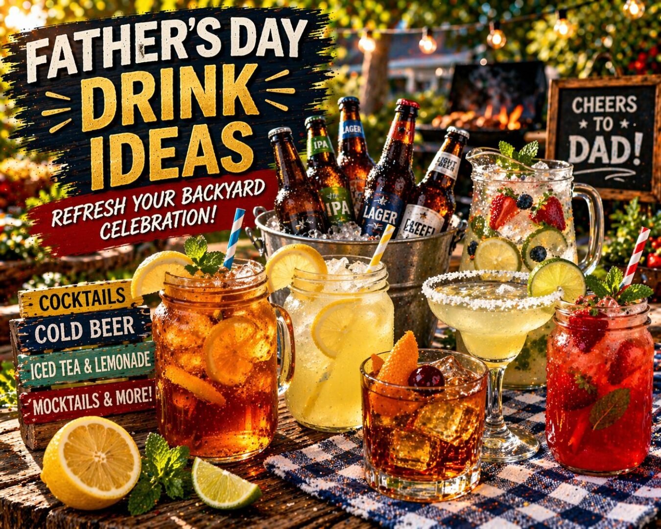 Drink Ideas for Fathers day featured image