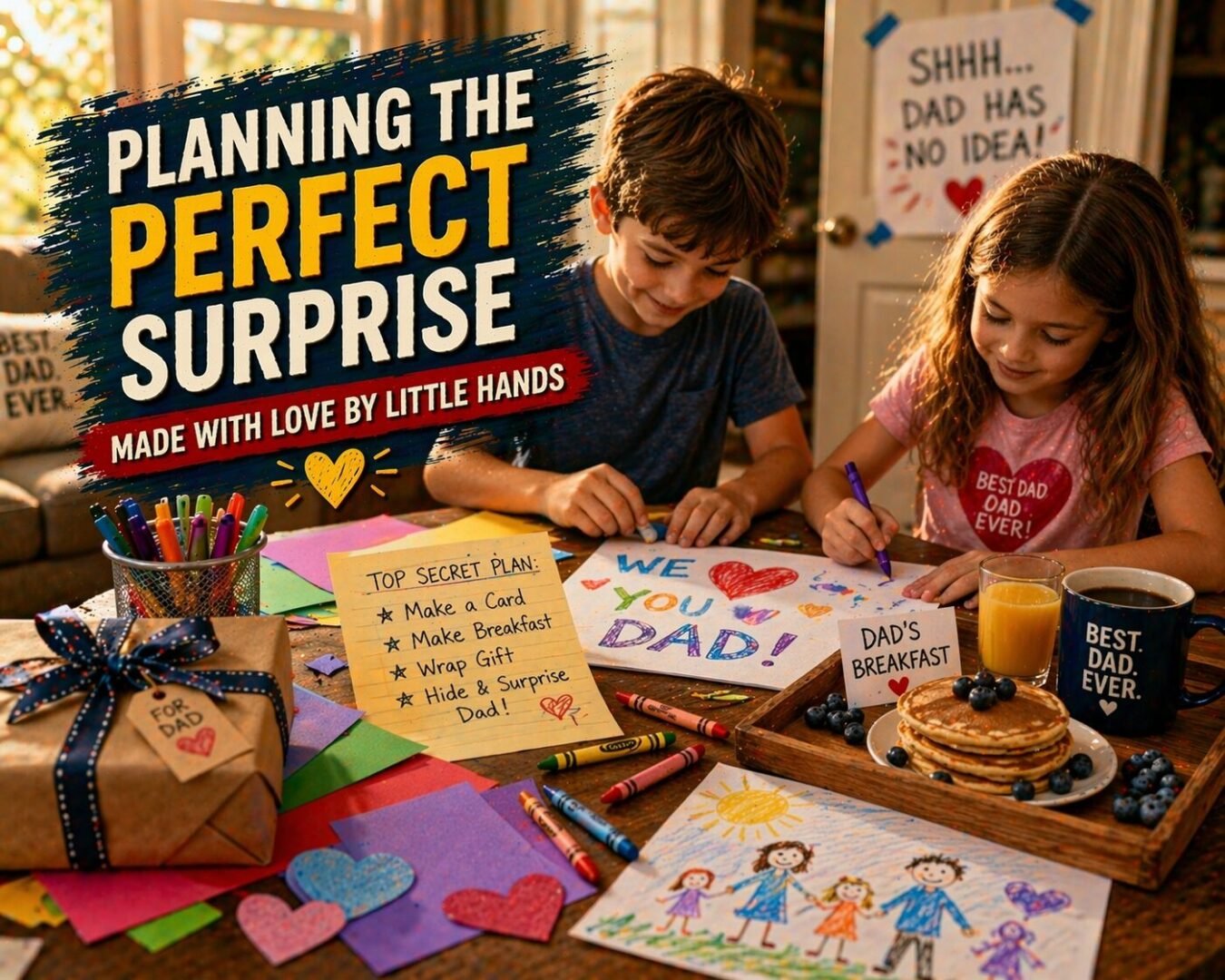Kids Plan Fathers day surprise featured image