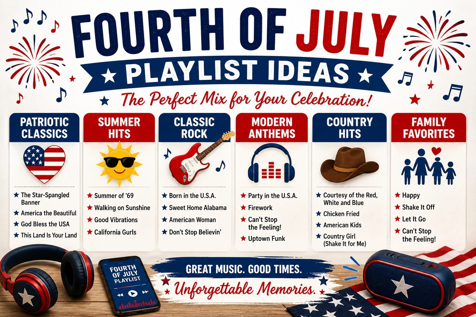 The Fourth of July Playlist Featured image