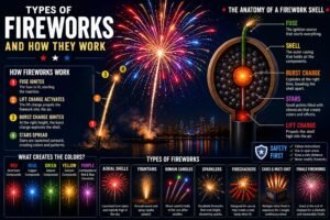Types of Fireworks Featured image