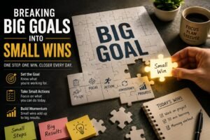 Breaking Bigger Goals into Smaller Wins Featured Image