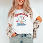 American Bride Bachelorette T-Shirt american_bride_fourth_of_july_cowgirl_bachelorette_t_shirt-