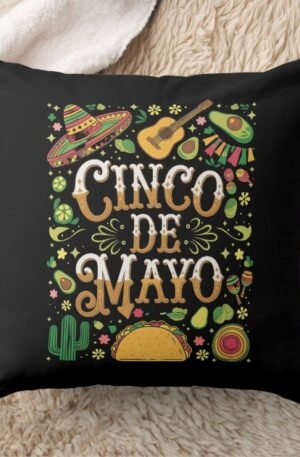 Cinco De Mayo Throw Pillow