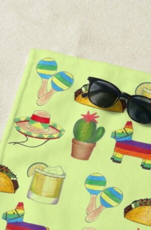 cinco_de_mayo_taco_pinata_margarita_cactus_maracas_beach_towel-