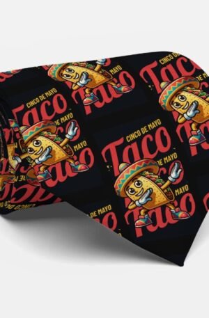 Cinco De Mayo Taco Neck Tie