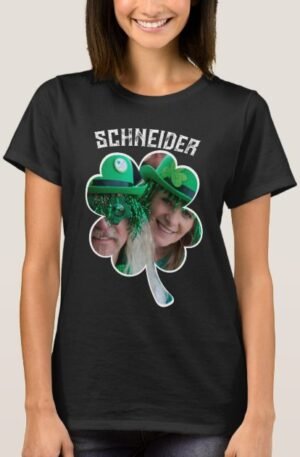 custom_name_irish_clover_photo_st_patricks_day_t_shirt-