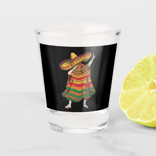 Dabbing Taco Shot glass