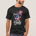 Patriotic Happy Fourth of July Shirt