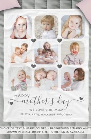 Happy Mothers day Fleece Blanket