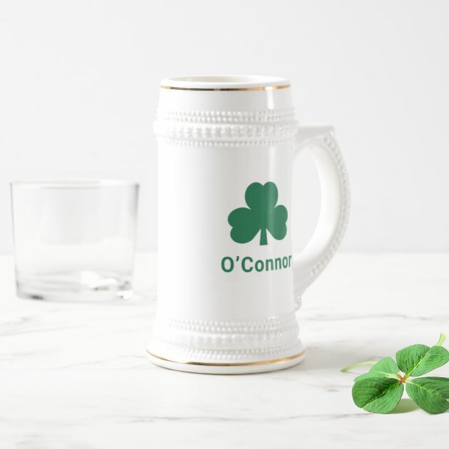 Irish Custom Name Beer Mug