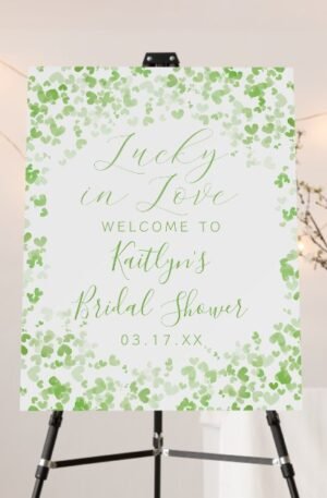 Lucky in Love Bridal Shower board