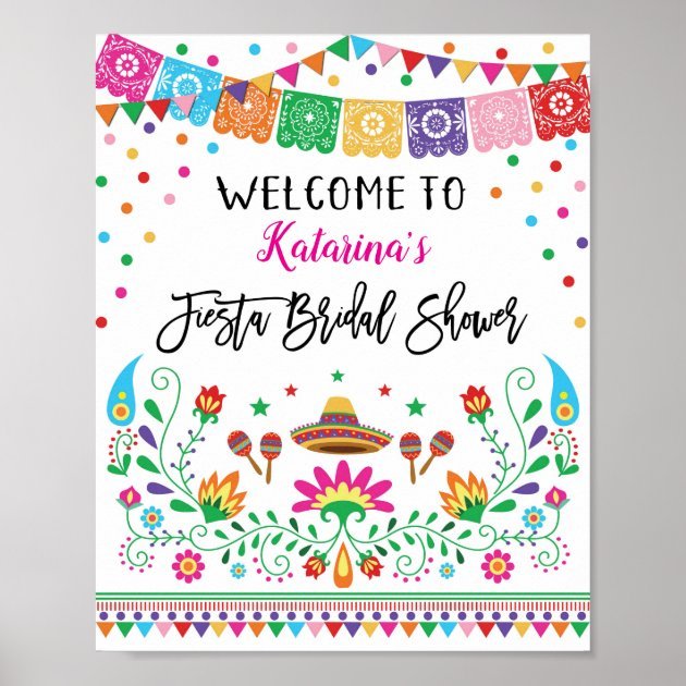 Mexican Bridal Shower Sign