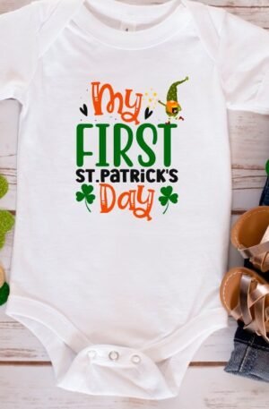 My First St. Patricks day Baby Bodysuit