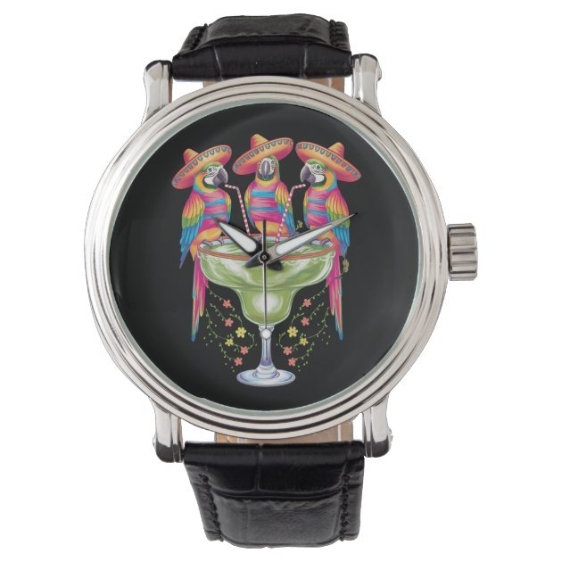 parrot_cinco_de_mayo_funny_drinking_mexican_fiesta_watch-