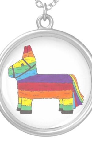 Rainbow Donkey Necklace