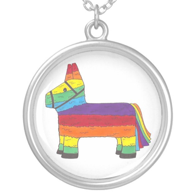 Rainbow Donkey Necklace
