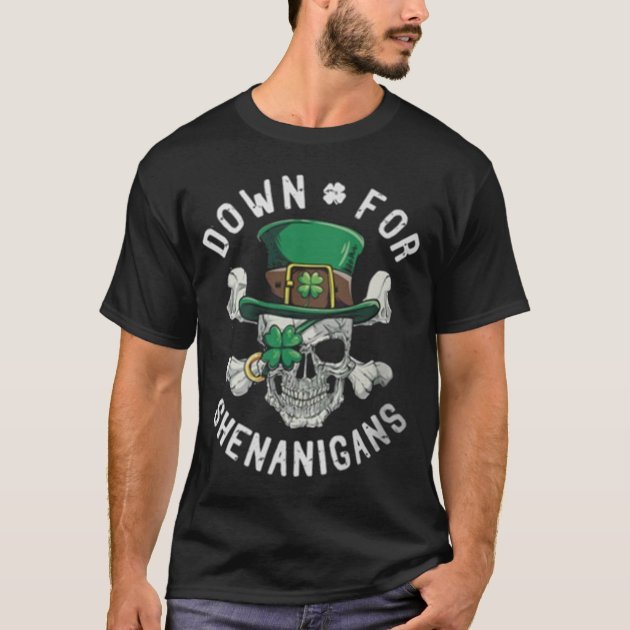st_patricks_day_shenanigans_funny_skull_clover_t_shirt-