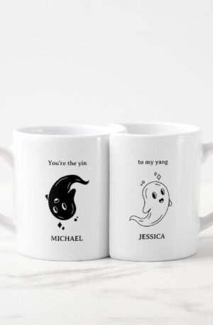 Ying and Yang Valentines day mug