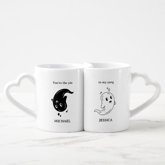Ying and Yang Valentines day mug