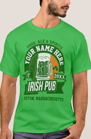 Your Name Irish Pub Shirt