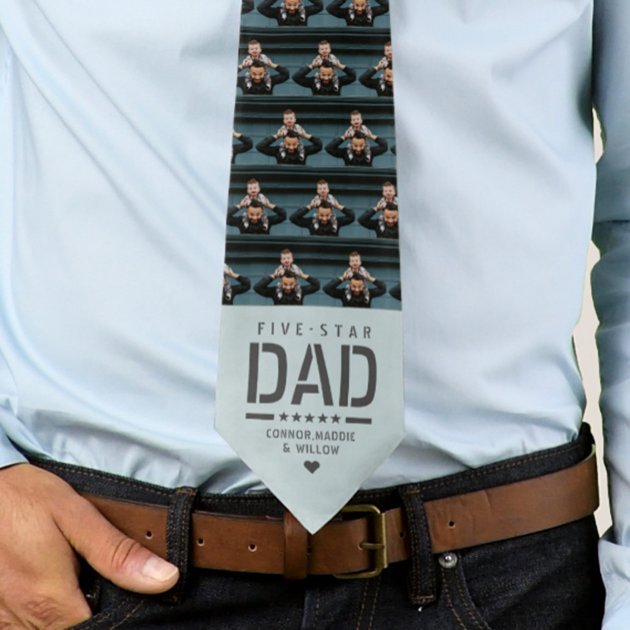 5 star Dad Necktie