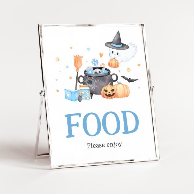 baby_is_brewing_blue_halloween_baby_shower_food_poster