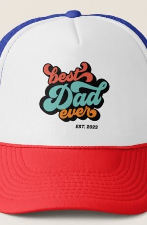 best_dad_ever_colorful_retro_father_s_day_gift_trucker_hat