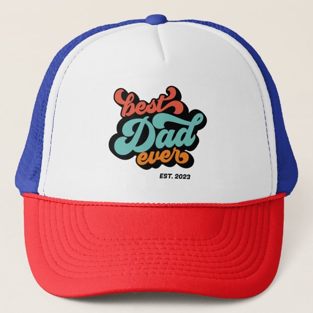 best_dad_ever_colorful_retro_father_s_day_gift_trucker_hat