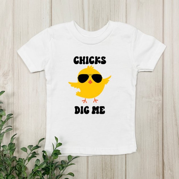 chicks_dig_me_cool_easter_bird_shades_sunglasses_t_shirt