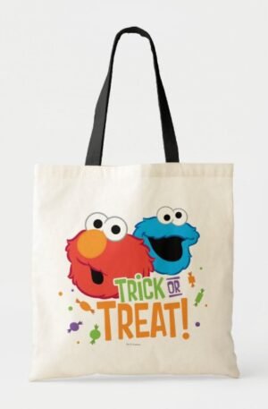 cookie_monster_and_elmo_trick_or_treat_tote_bag