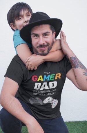 cool_colorful_gamer_dad_fathers_day_t_shirt