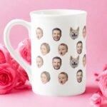 Custom Face Photo Family Mug custom_face_photo_family_mug_4_photos_mug
