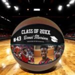 Personalized Graduation Photo Basketball custom_personalized_graduation_senior_photo_basketball