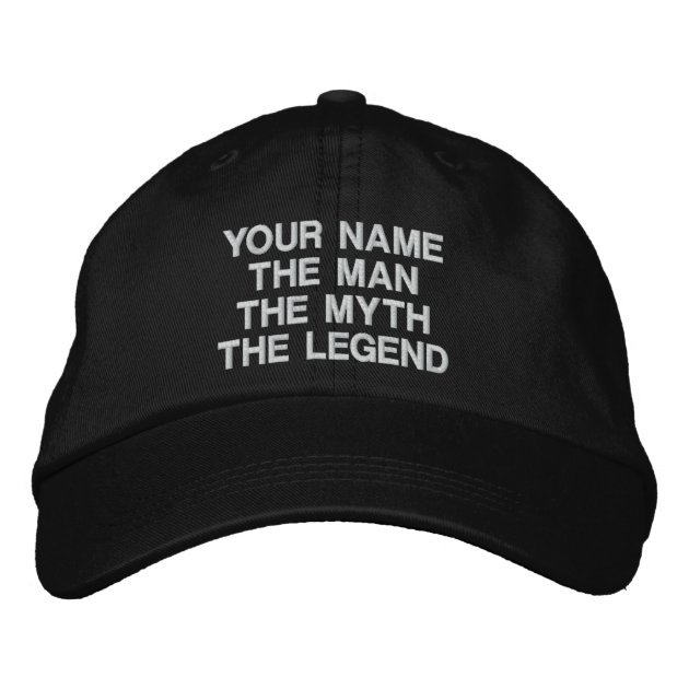 custom_the_man_the_myth_the_legend_embroidered_hat