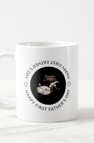 first_fathers_day_baby_sonogram_custom_name_photo_coffee_mug