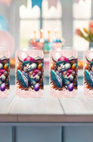 funny_hip_hop_gangster_bunny_easter_urban_design_can_glass