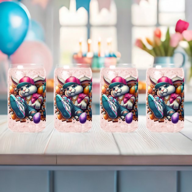 funny_hip_hop_gangster_bunny_easter_urban_design_can_glass