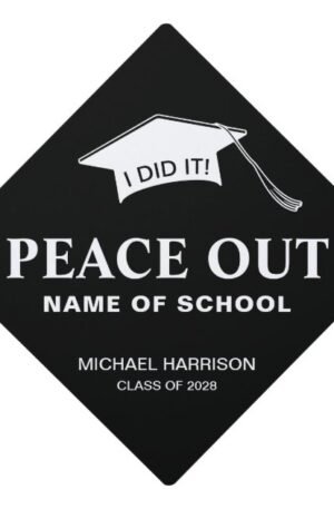 funny_peace_out_custom_graduation_cap_topper