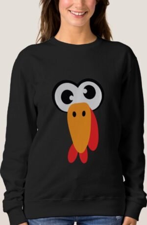 funny_thanksgiving_turkey_face_apparel_turkey_kid_sweatshirt