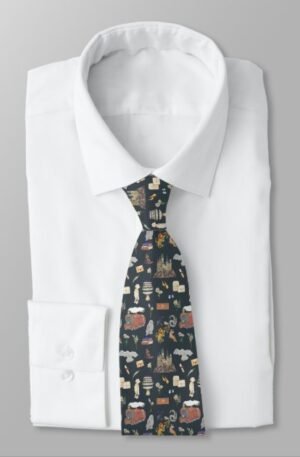 harry_potter_icons_pattern_neck_tie