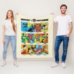 Heroes of the DC™ Universe Fleece Blanket heroes_of_the_dc_universe_fleece_blanket
