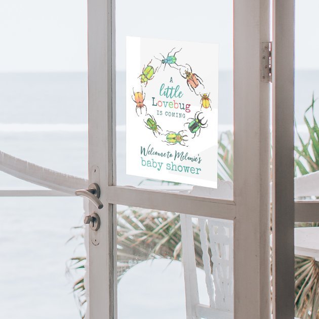little_lovebug_baby_shower_welcome_window_cling