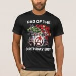 Avengers - Dad of the Birthday Boy T-Shirt marvel_avengers_dad_of_the_birthday_boy_t_shirt