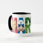 Marvel Avengers Face Letter Logo Mug marvel_avengers_face_letter_logo_mug